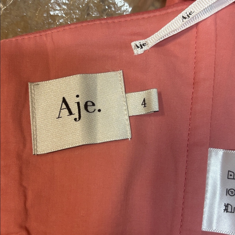 Aje Blush Pink Ruffled Dress - Picture 4 of 6
